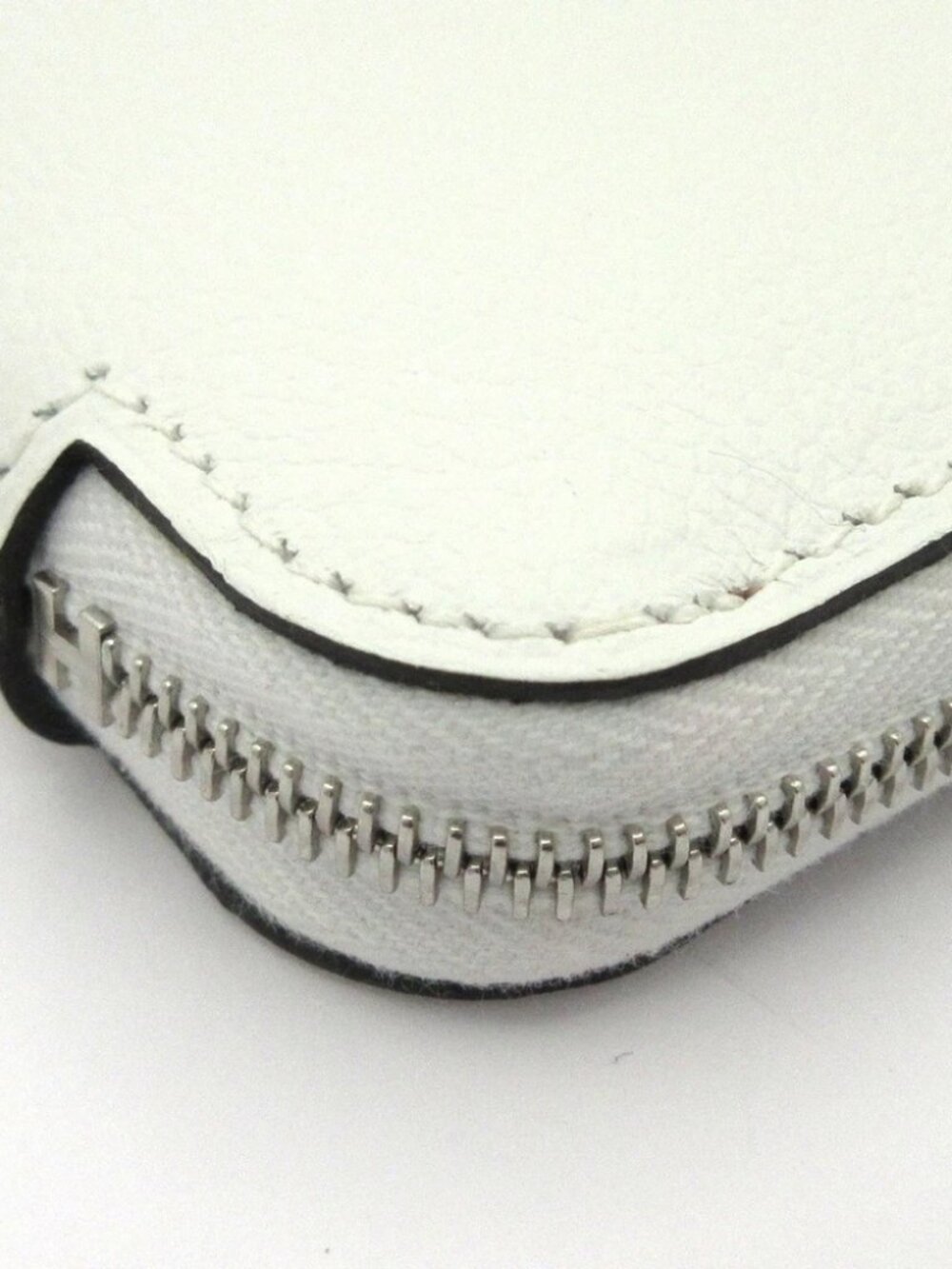 HERMES Azap Compact Silkin new white Evercolor B Coin Case - Picture 6 of 11